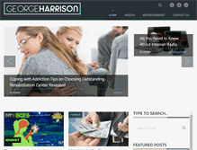 Tablet Screenshot of george-harrison.info